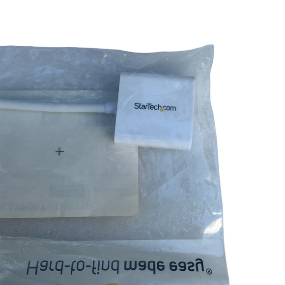 StarTech 4.7" Mini DisplayPort To HDMI Video Adapter Converter White MDP2HDW - Picture 3 of 5